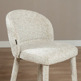 Bar stool Charlie chenille taupe 69 cm - image 5