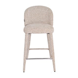 Bar stool Charlie chenille taupe 69 cm - image 10