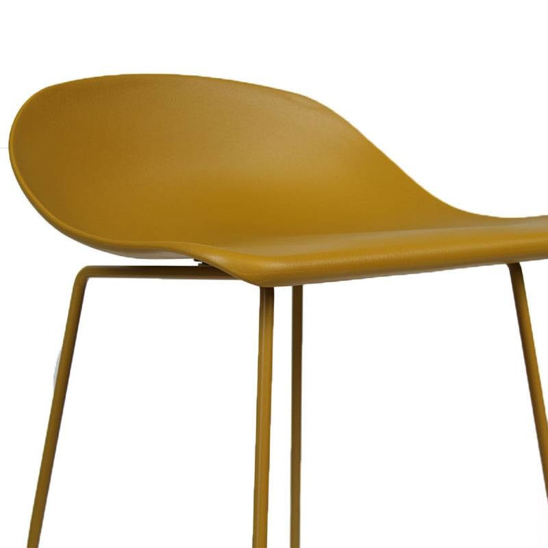 Bar stool Ellen yellow Scandinavian design 76 cm - image 6
