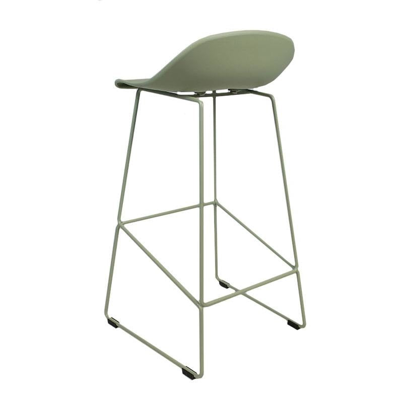 Bar stool Ellen green Scandinavian design 76 cm - image 5