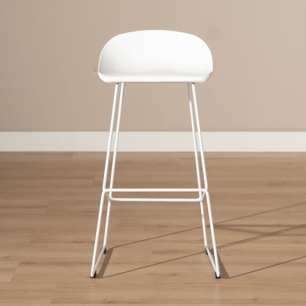 Bar stool Ellen white Scandinavian design 76 cm - image 3