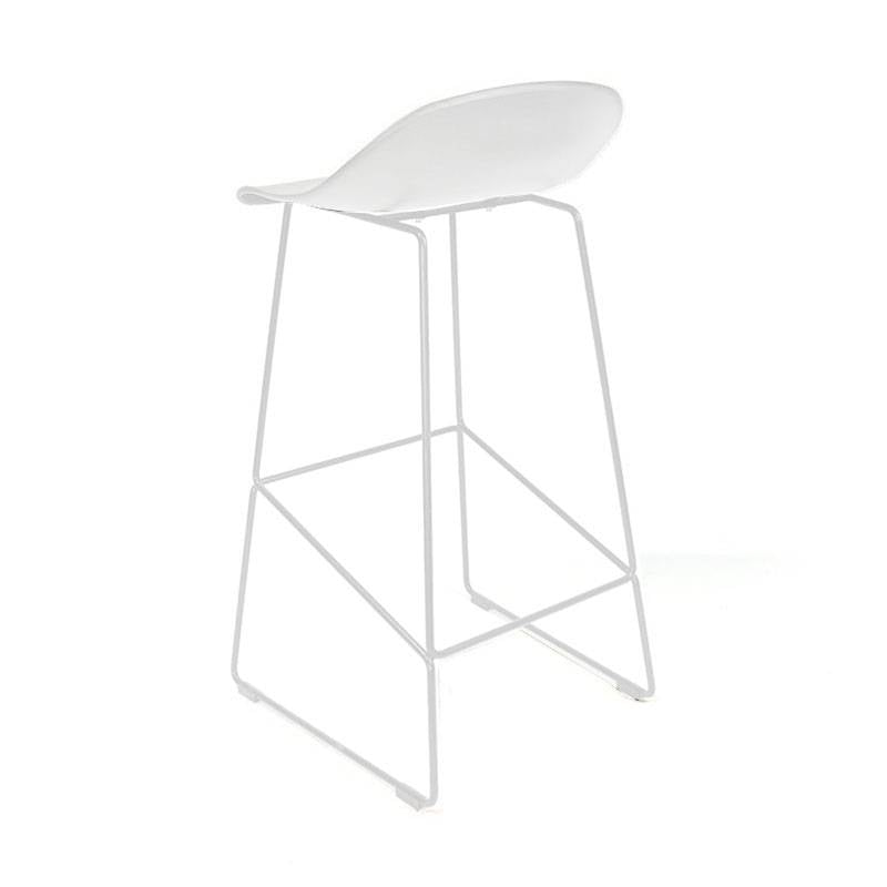 Bar stool Ellen white Scandinavian design 76 cm - image 9