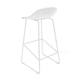 Bar stool Ellen white Scandinavian design 76 cm - image 9