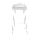 Bar stool Ellen white Scandinavian design 76 cm - image 7