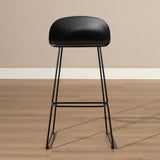 Bar stool Ellen black Scandinavian design 76 cm - image 2