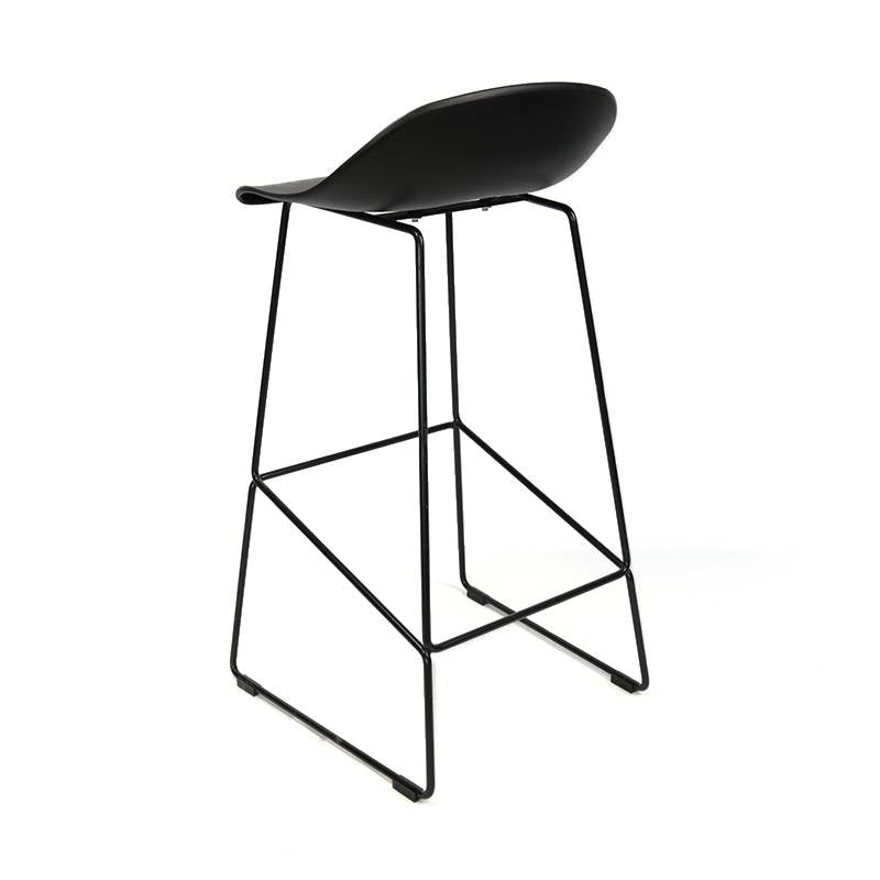 Bar stool Ellen black Scandinavian design 76 cm - image 8