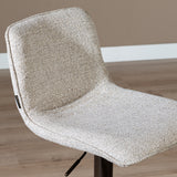 Bar stool Jack mixed fabric off white/brown 60-82 cm mixed 45 cm wide