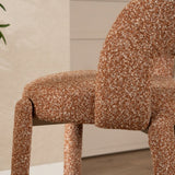 Barkruk June bouclé terracotta 70 cm Bouclé