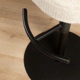 Bar stool Odin mixed fabric beige 63-83 cm mixed 48 cm wide