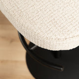 Bar stool Odin mixed fabric beige 63-83 cm mixed 48 cm wide