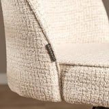 Bar stool Odin mixed fabric beige 63-83 cm mixed 48 cm wide