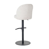 Bar stool Odin mixed fabric beige 63-83 cm mixed 48 cm wide