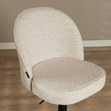 Bar stool Odin mixed fabric beige 63-83 cm mixed 48 cm wide