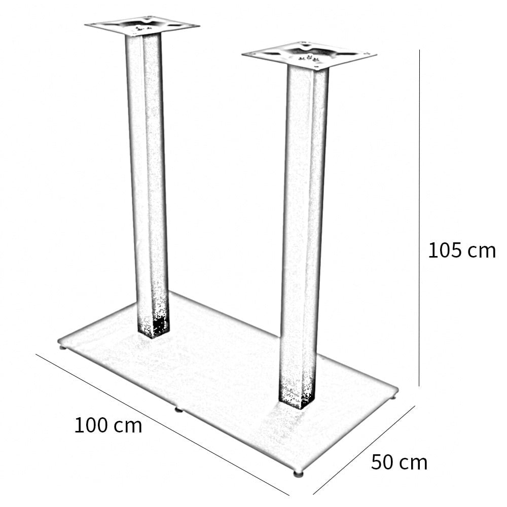 Bar table Base Tomi bistro double metal black 105 cm N/A. N/A