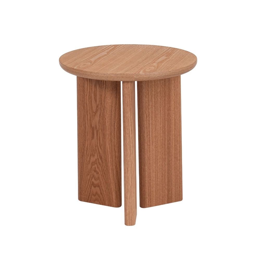 Bijzettafel Aya ø40 cm blank eiken Eikenlook Eikenfineer