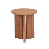 Bijzettafel Aya ø40 cm blank eiken Eikenlook Eikenfineer