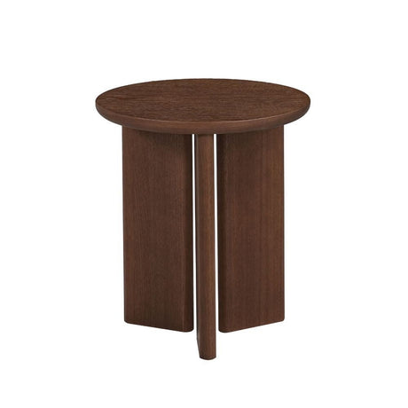 Bijzettafel Aya ø40 cm rustiek eiken Walnootlook Eikenfineer