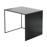 Side table Bianca metal black 37 cm high Powder-coated metal