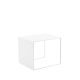 Side table Lucia metal white 34 cm high Powder-coated metal