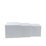 Side table Lucia metal white 34 cm high Powder-coated metal