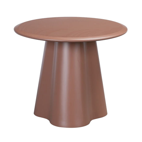 Bijzettafel Orion rond ø60 cm mocha mousse Bruin MDF