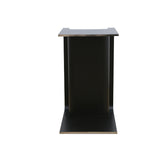 Side table/coffee table Isla black oak veneer
