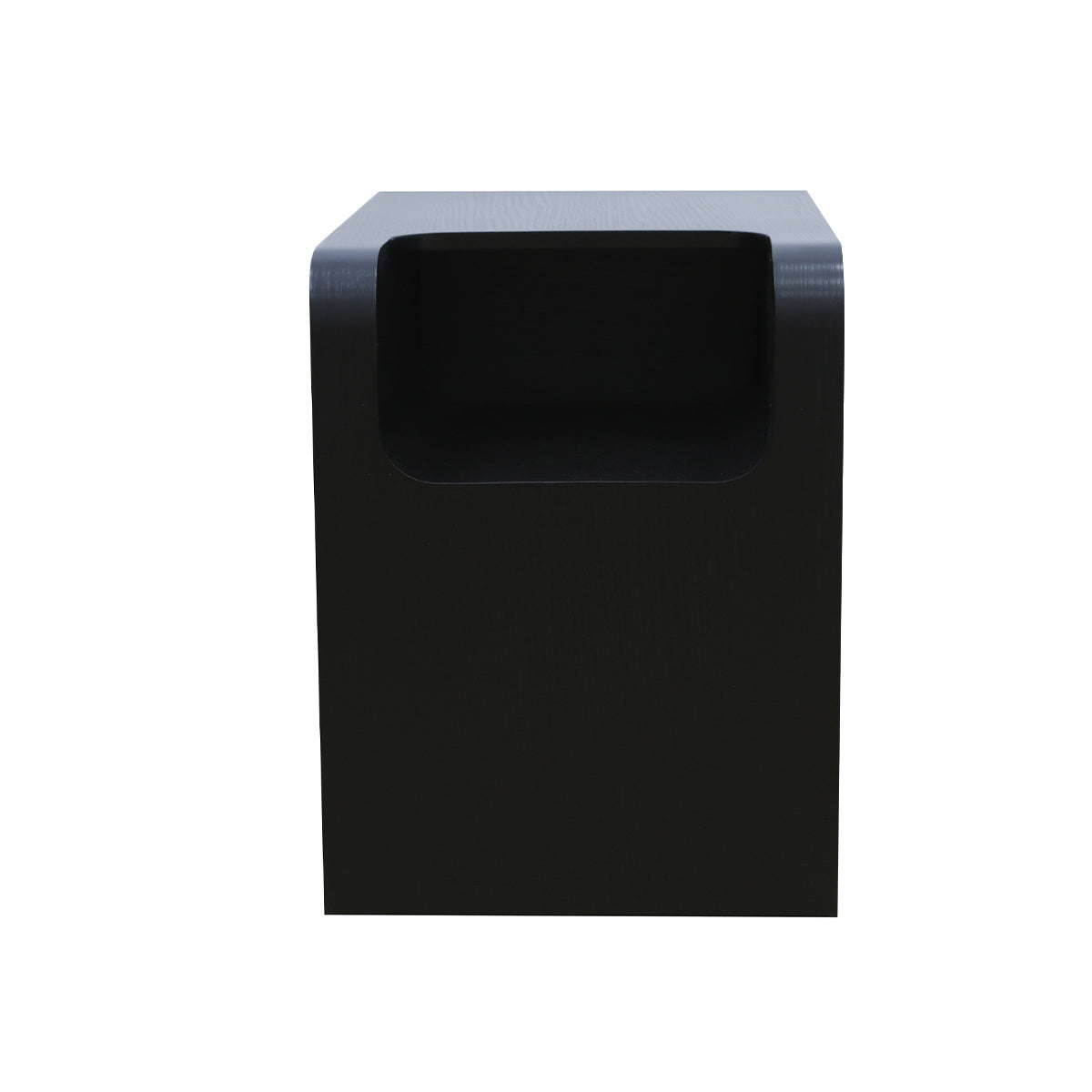 Side table/coffee table Isla black oak veneer