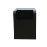 Side table/coffee table Isla black oak veneer