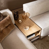 Jaxx side table 88x46 cm clear oak oak veneer