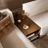 Side table Jaxx rustic oak 88x46 cm oak veneer