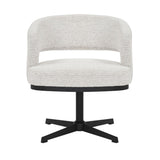Swivel armchair Gino mottled fabric beige - image 11