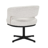 Swivel armchair Gino mottled fabric beige - image 13