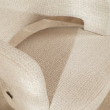Swivel armchair Gino mottled fabric beige - image 7