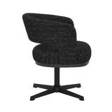 Gino swivel armchair black mixed fabric - image 13