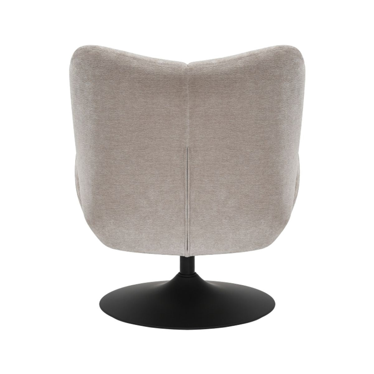 Swivel armchair Lise chenille taupe - image 14