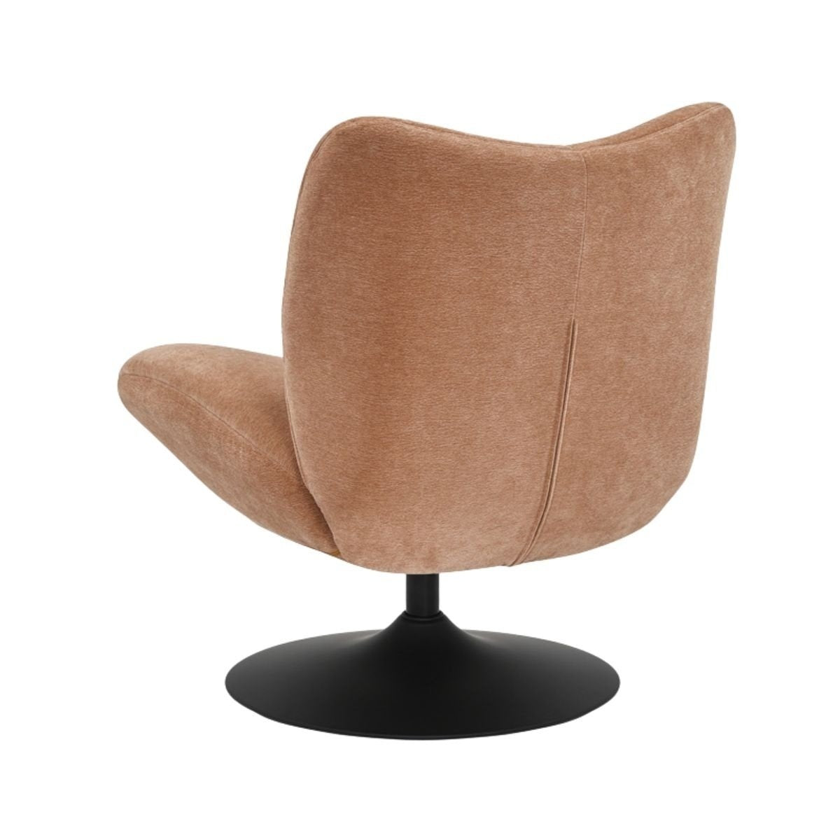 Swivel armchair Lise chenille terracotta - image 7