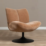 Swivel armchair Lise chenille terracotta - image 2