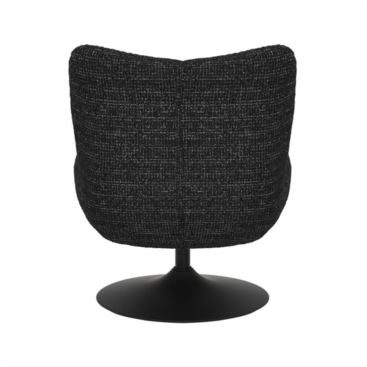 Swivel armchair Moira mixed fabric black - image 14