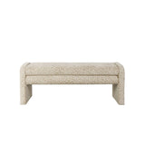 Eetkamerbank Lux leopard taupe 100 cm Stof