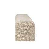Eetkamerbank Lux leopard taupe 160 cm Bouclé