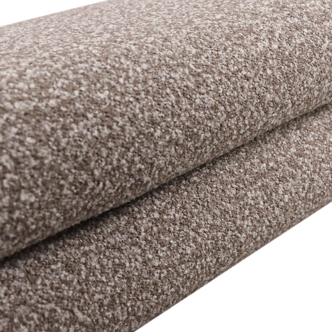 Eetkamerbank Neil bouclé bruin 100 cm Bouclé