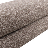 Eetkamerbank Neil bouclé bruin 100 cm Bouclé