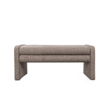 Eetkamerbank Neil bouclé bruin 100 cm Bouclé