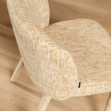 Dining room chair Charlie chenille beige - image 4