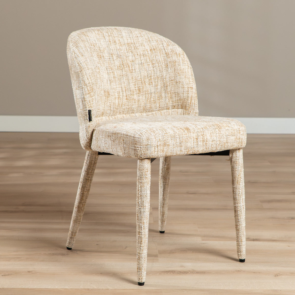 Dining room chair Charlie chenille beige - image 1