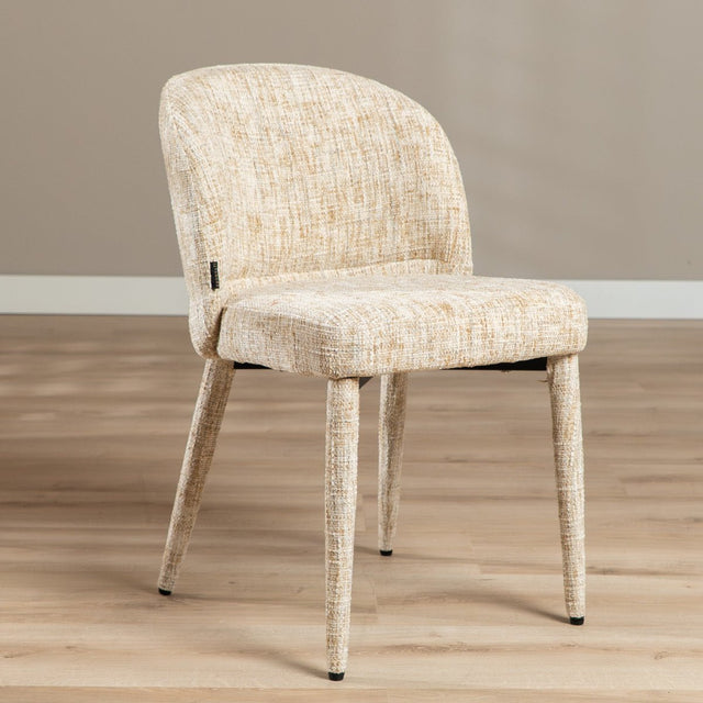 Dining room chair Charlie chenille beige - image 1