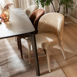 Dining room chair Charlie chenille beige - image 3