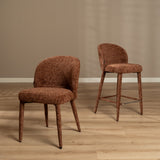 Dining room chair Charlie chenille copper - image 6