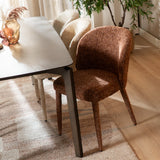 Dining room chair Charlie chenille copper - image 4