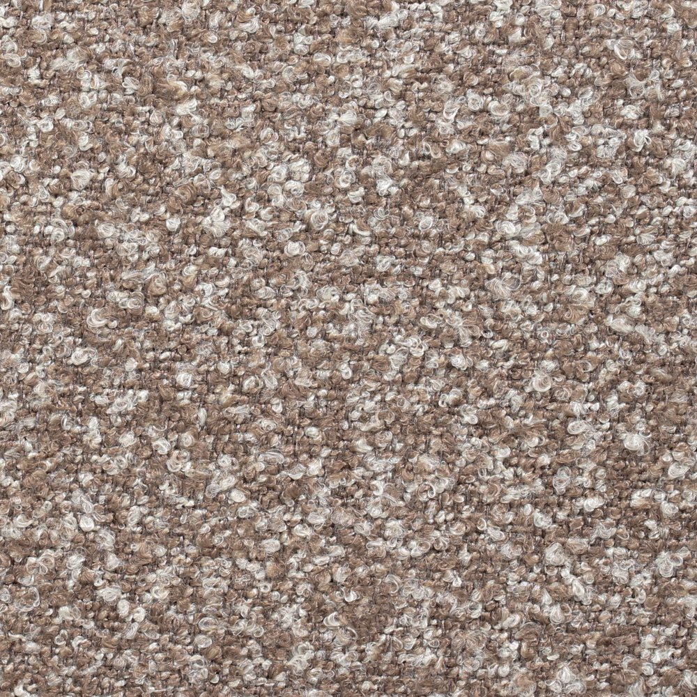 Eetkamerstoel Jules draaibaar bouclé bruin Bouclé
